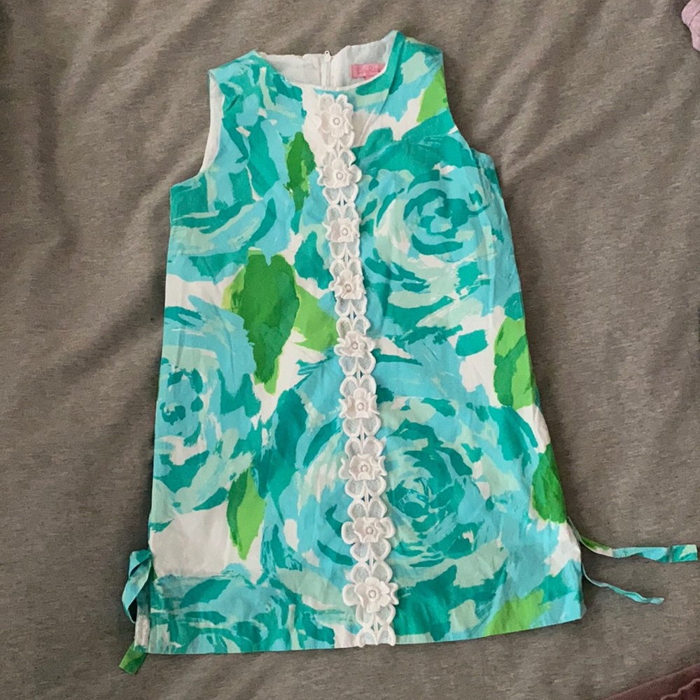 Lilly Pulitzer Blue First Impressions shift dress
